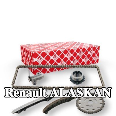 FEBI BILSTEIN طقم سلسلة التوقيت مع شداد السلسلة, مع سكك انزلاقية — Renault Alaskan