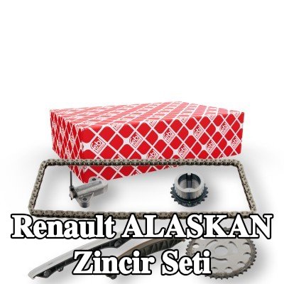 FEBI BILSTEIN Zincir gergisi içeren zamanlama zinciri kiti, kızak raylı — Renault Alaskan