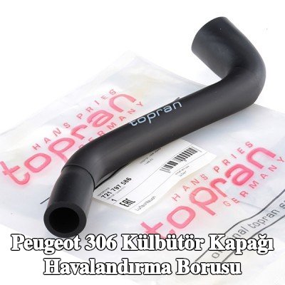 TOPRAN Yağ ayırıcısından valfe giden külbütör kapağı havalandırma borusu (karter havalandırması) — Peugeot 306