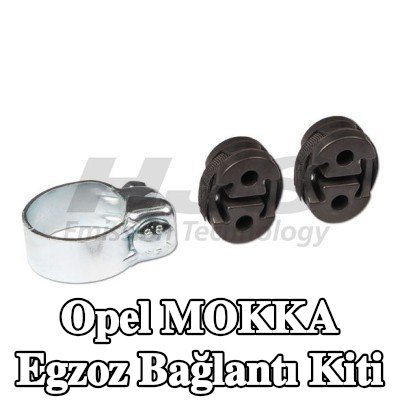 HJS Kelepçeli egzoz bağlantı kiti — Opel Mokka