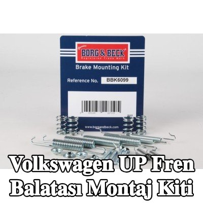 BORG & BECK Fren balatası montaj kiti — Volkswagen Up