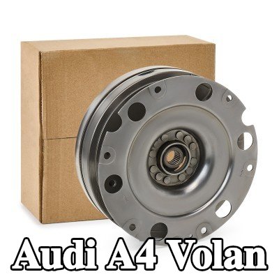 RIDEX REMAN Volan Sürtünme kontrol plakası olmayan çift kütleli volan, vida seti olmadan, pilot yatak olmadan — Audi A4