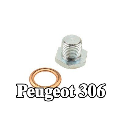 FAST سدادة حوض الزيت M14x1, 25, مع حلقة مانعة للتسرب — Peugeot 306
