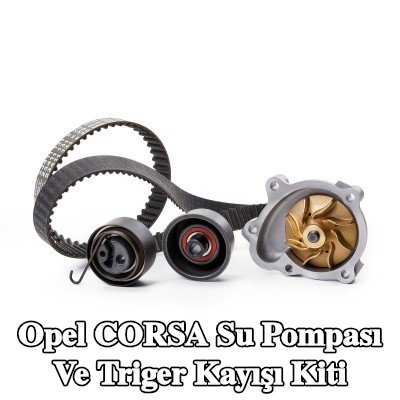 FEBI BILSTEIN Su pompası ve triger kayışı kiti Diş Sayısı: 131, Width: 25mm, su pompalı — 2012 Opel Corsa