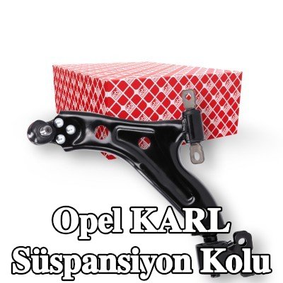 FEBI BILSTEIN Ön Aks Sol Süspansiyon Kolu, Alt, Çelik Sac — Opel Karl