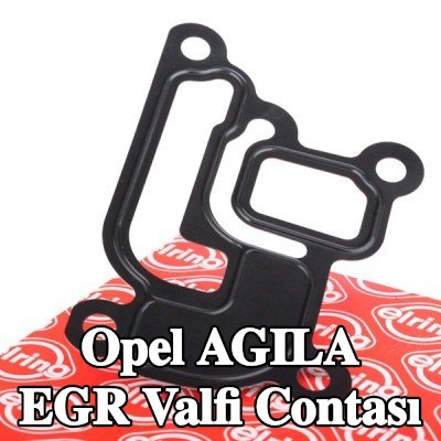 ELRING EGR valfi contası Silindir Kafası, şanzıman tarafı — 2000 Opel Agila