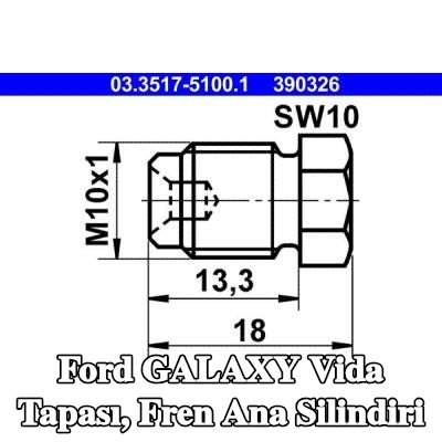 ATE Vida tapası, fren ana silindiri — Ford Galaxy