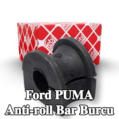 FEBI BILSTEIN Anti-roll bar burcu 16mm, Kauçuk, Kumaş astarlı kauçuk — Ford Puma