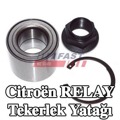FAST Aks somunu dahil tekerlek yatağı, tutma halkası — 1995 Citroën Relay