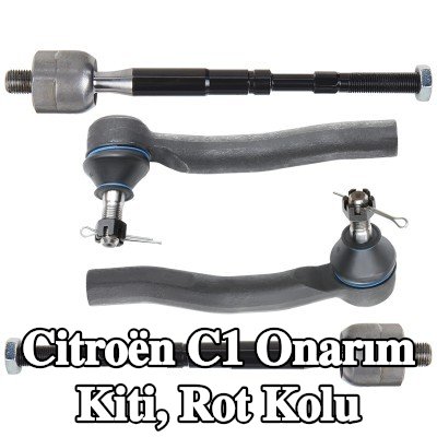 RIDEX Onarım Kiti, bağlantı çubuğu Ön Aks Sol, Ön Aks Sağ, aks mafsalı ile birlikte — Citroën C1