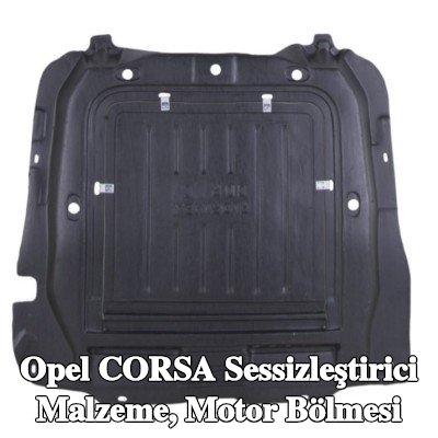 FLORIMEX Sessizleştirici Malzeme, motor bölmesi Alt — 2002 Opel Corsa