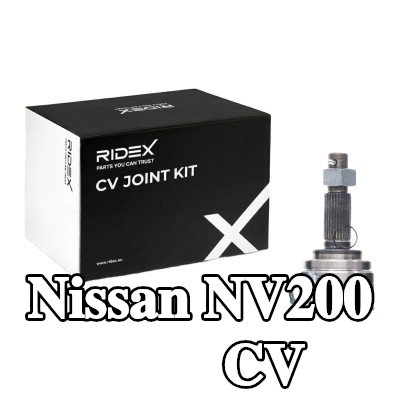 RIDEX مجموعة وصلة المحور الأمامي, جانب العجلة, مع حلقة مستشعر ABS — Nissan Nv200