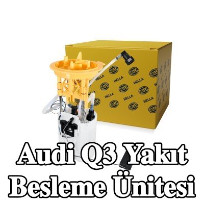 HELLA Elektrikli yakıt besleme ünitesi, Dizel, yakıt seviye sensörlü, contalı/sızdırmaz — 2016 Audi Q3