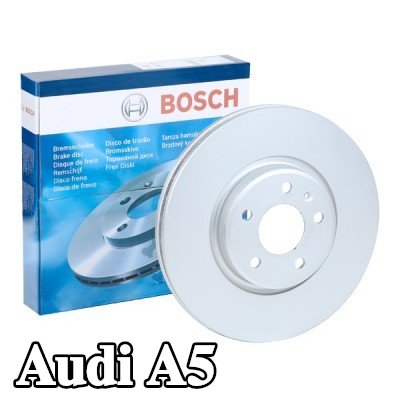 BOSCH القطر الخارجي لقرص المكابح: 320mm, مُهوى, مطلي — 2012 Audi A5