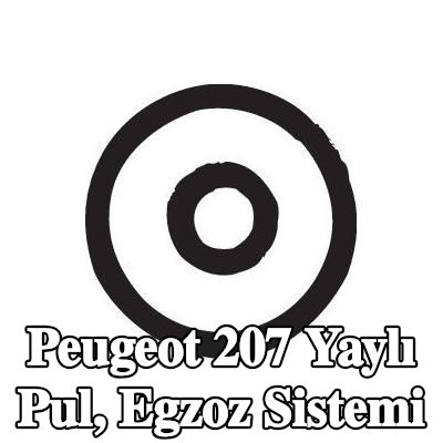 BOSAL Yaylı pul, egzoz sistemi — Peugeot 207