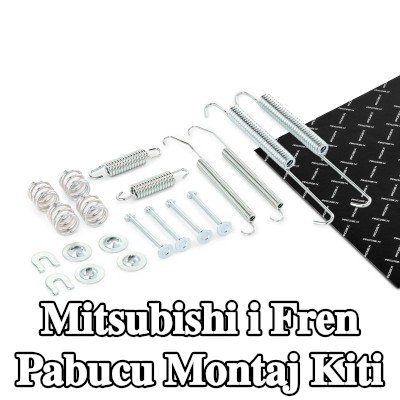 RIDEX Arka aks fren pabucu montaj kiti — 2008 Mitsubishi i