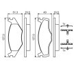 BOSCH Fren balatası seti 19, 2mm, montaj kılavuzu ile — Volkswagen Vento (9)
