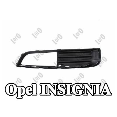 ABAKUS شبكة المصد الأمامي الأيمن, مع فتحة (فتحات) لمصابيح الضباب — Opel Insignia