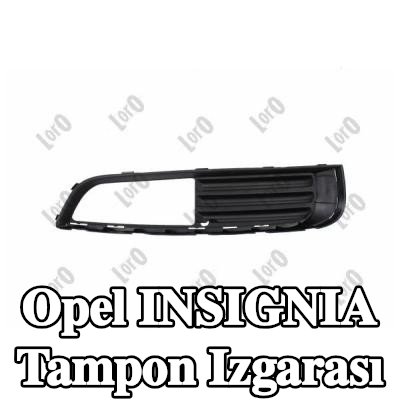 ABAKUS Tampon ızgarası Sağ Ön, sis farları için delikli — Opel Insignia