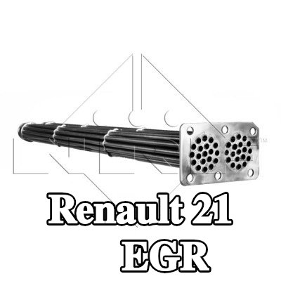 NRF مبرد EGR مع أجزاء التثبيت — Renault 21