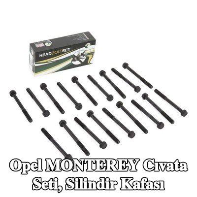 BGA Cıvata Kiti, silindir kafası M11 — 1997 Opel Monterey