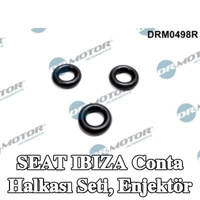 DR.MOTOR AUTOMOTIVE Conta Halkası Seti, enjektör — 2002 SEAT Ibiza