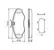 BOSCH مجموعة وسادات الفرامل 18mm, مع لوحة مانعة للصرير, مع مسامير/براغي, مع ملحقات — Renault Avantime (9)