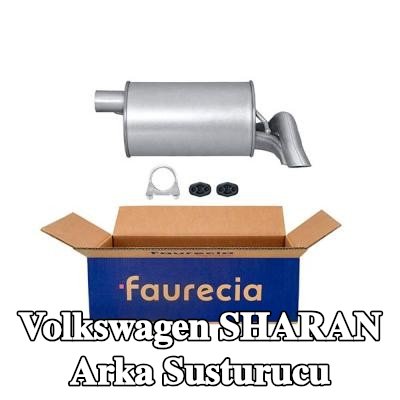 HELLA Arka susturucu Arka, montaj parçaları ile — 2000 Volkswagen Sharan