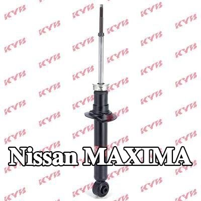 KYB ممتص الصدمات Excel-G, المحور الخلفي, ضغط الغاز, مخمد محمل على زنبرك — 2001 Nissan Maxima