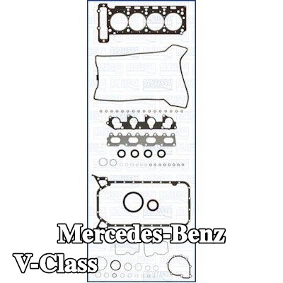 AJUSA مجموعة حشيات كاملة, محرك مزود بحشية رأس الأسطوانة, مع أختام ساق الصمام, FIBERMAX — 1996 Mercedes-Benz V-Class