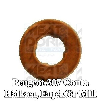 MEAT & DORIA Conta halkası, enjektör mili — Peugeot 307
