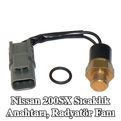 METZGER Sıcaklık Anahtarı, conta/sızdırmazlık elemanlı radyatör fanı, kablo ile — 1990 Nissan 200sx