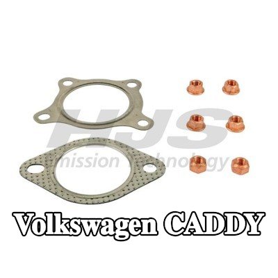 HJS مجموعة تركيب المحول الحفاز — 2012 Volkswagen Caddy