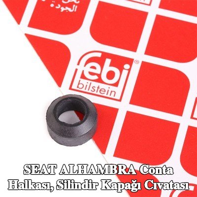 FEBI BILSTEIN Conta halkası, silindir kafası kapağı cıvatası (alt) — 2000 SEAT Alhambra