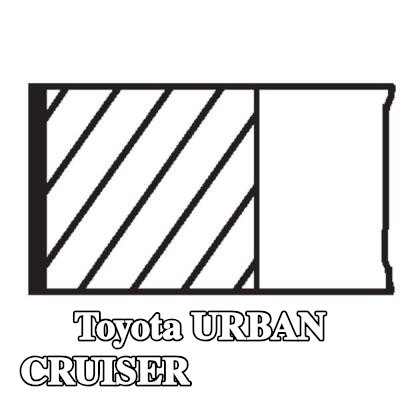 MAHLE مجموعة حلقات المكبس — 2012 Toyota Urban Cruiser