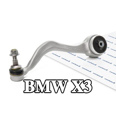 LEMFÖRDER ذراع التعليق الأمامي, المحور الأمامي, يسار, الفولاذ — BMW X3