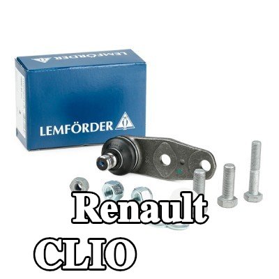 LEMFÖRDER مفصل كروي للمحور الأمامي الأيسر, المحور الأمامي الأيمن, مع مواد تثبيت/تركيب — Renault Clio