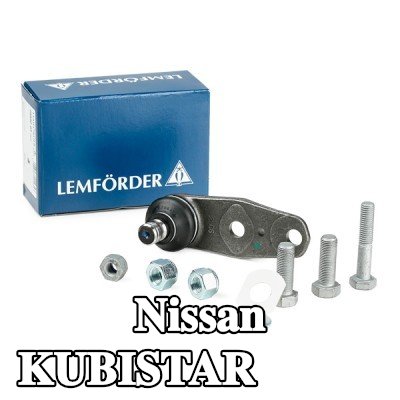 LEMFÖRDER مفصل كروي للمحور الأمامي الأيسر, المحور الأمامي الأيمن, مع مواد تثبيت/تركيب — Nissan Kubistar