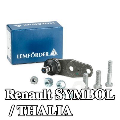 LEMFÖRDER مفصل كروي للمحور الأمامي الأيسر, المحور الأمامي الأيمن, مع مواد تثبيت/تركيب — 2000 Renault Symbol / Thalia