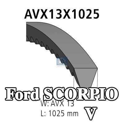 DT Spare Parts مجموعة الحزام V — Ford Scorpio