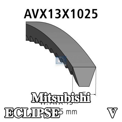 DT Spare Parts مجموعة الحزام V — Mitsubishi Eclipse