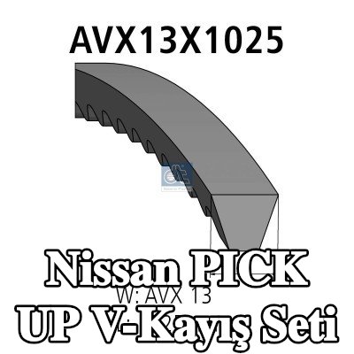 DT Spare Parts V-Kayış Seti — Nissan Pick Up
