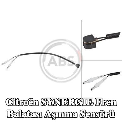 A.B.S. Sol fren balatası aşınma sensörü, Arka Aks Sol, Arka Aks Sağ, Sağ — 1995 Citroën Synergie