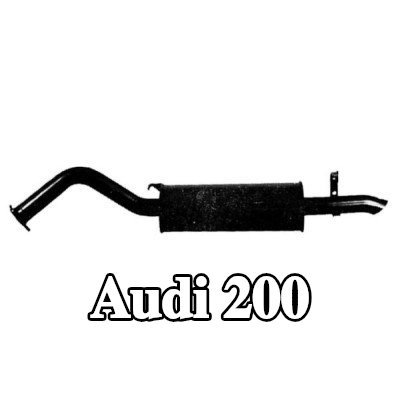 VEGAZ كاتم الصوت الخلفي الخلفي — Audi 200