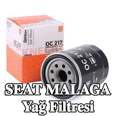 MAHLE Tek çek valflı yağ filtresi — SEAT Malaga