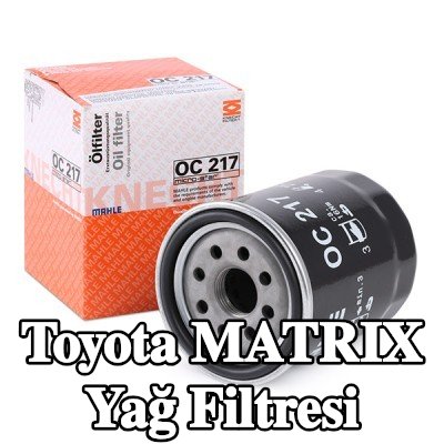 MAHLE Tek çek valflı yağ filtresi — 2005 Toyota Matrix