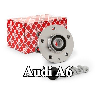 FEBI BILSTEIN طقم محامل العجلات مع حلقة مستشعر ABS, مع حلقة مستشعر مغناطيسي مدمجة, مع مواد تثبيت/تركيب — Audi A6