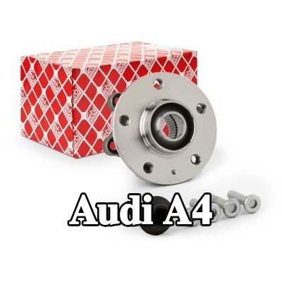 FEBI BILSTEIN طقم محامل العجلات مع حلقة مستشعر ABS, مع حلقة مستشعر مغناطيسي مدمجة, مع مواد تثبيت/تركيب — 2012 Audi A4