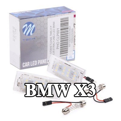 TECH مصباح لوحة الترخيص — 2003 BMW X3