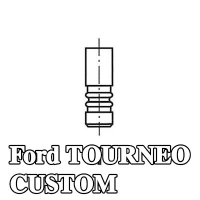 FRECCIA صمام العادم ساق صمام مطلية بالكروم — Ford Tourneo Custom